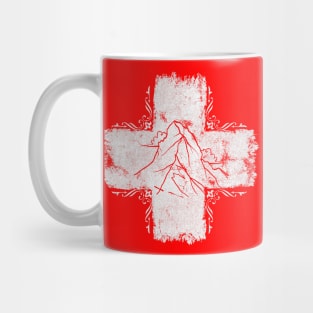 Switzerland / Swiss Cross / Matterhorn Swiss Flag Mug